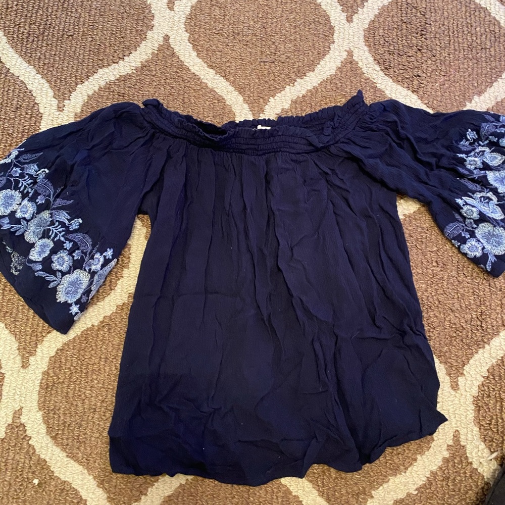Off the shoulder shirt